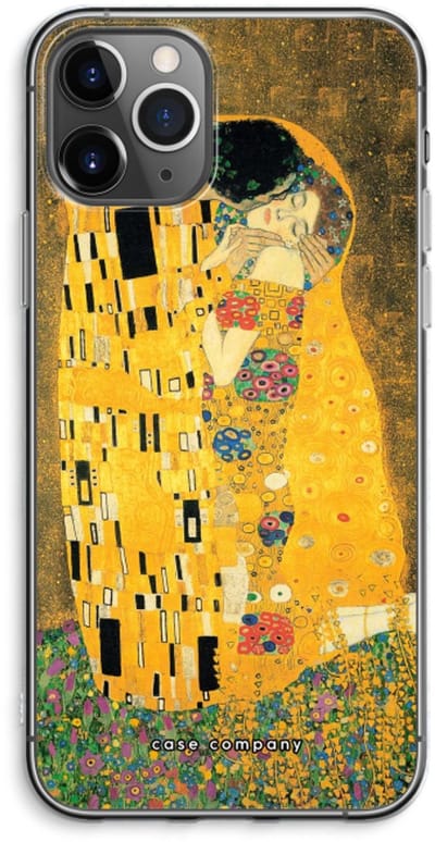 Case Company® - Hoesje geschikt voor iPhone 11 Pro Max hoesje - Der Kuss - Soft Cover Telefoonhoesje - Bescherming aan alle Kanten en Schermrand