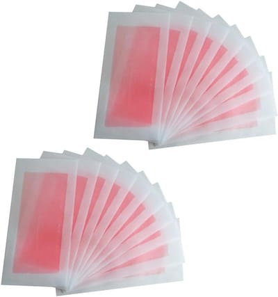 Wax Strips - Ontharingsstrips Ontharingspapier - Haren Verwijderen - Direct Bruikbaar - 20 Stuks - Roze Wit
