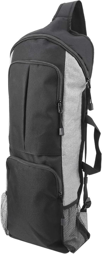 Yogatas - Sporttas Gymtas - Sporten Trainen - Verstelbare Riem - 36 x 33 x 4 cm - Donkergrijs