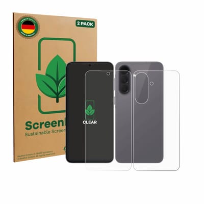 2 Stuks Screenprotector voor Samsung Galaxy A57 5G (Voor+Achter) - Hoogwaardige Beschermfolie transparant