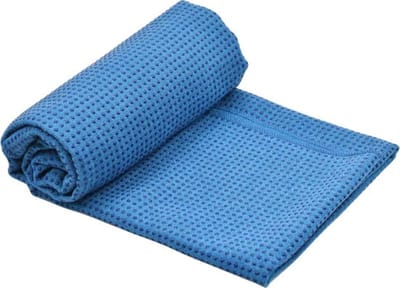 Yogamat, antislip, met noppen voor pilates, yogamat, grote handdoeken, met tas voor op de fiets, op reis