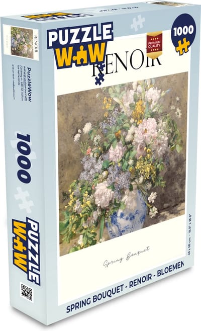 Puzzel Spring bouquet - Renoir - Bloemen - Legpuzzel - Puzzel 1000 stukjes volwassenen