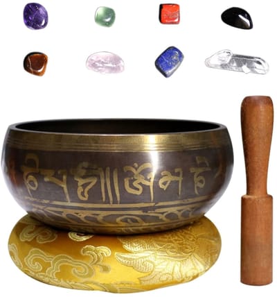 Dailygoods - Handgemaakte Tibetaanse Klankkom - Meditatie Geluidskom voor Stressverlichting