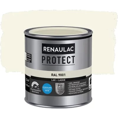 Renaulac Lak Protect Ral9001 Zijdeglans 250ml