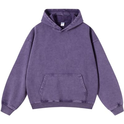 Zwaar Hoge Kwaliteit Straatkleding Gewassen Hoodie Vintage Donker Los Oversized Unisex Hoodie S blue