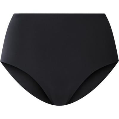 ESMARA Set van 2 dames lasercut onderbroeken met hoge taille - onzichtbaar & seamless (Zwart, S (36/38))