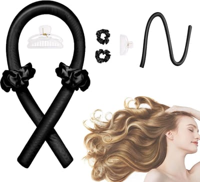 Hitteloze Krultang Hoofdband voor Prachtige Krullen - Geen Hitte, Ideaal voor Kort en Lang Haar