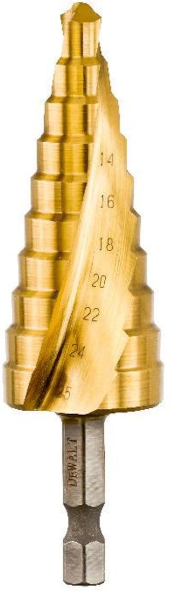 DeWALT Toebehoren - Metaalboor, stapsgewijs, diameter 14-25 mm DT5030
