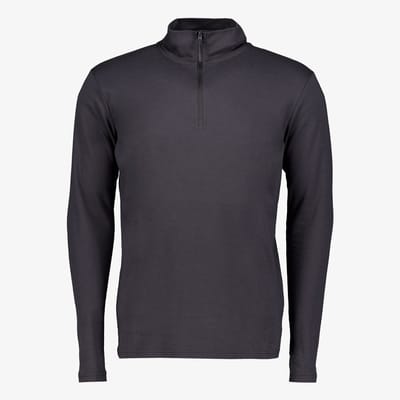Mountain Peak heren thermoshirt met rits zwart - Maat S