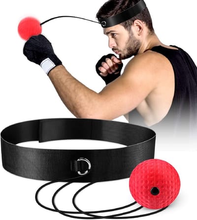 Boksreflexbal voor Snelheidstraining - Verbeter Hand-Oogcoördinatie en Fitness - Geschikt voor Volwassenen en Kinderen