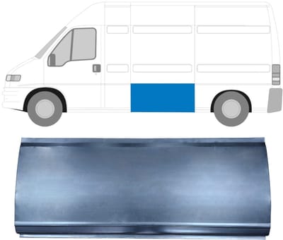 Reparatiepaneel zijpaneel voor Peugeot Boxer 1994-2006 / Links = Rechts