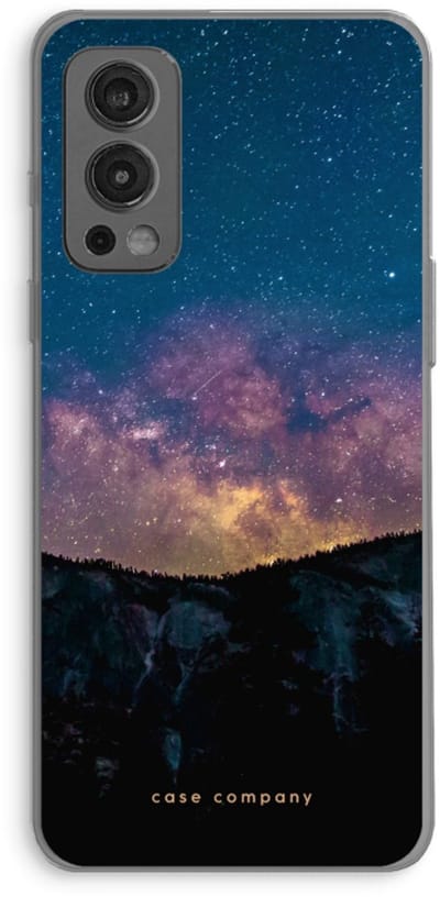 Case Company® - Hoesje geschikt voor OnePlus Nord 2 5G hoesje - Travel to space - Soft Cover Telefoonhoesje - Bescherming aan alle Kanten en Schermrand