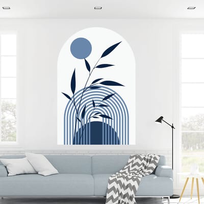 Vooraf gelijmd vliesbehang met gigantische muurschilderingen - SILENT ECLIPSE ARCH MURAL - 135x90cm