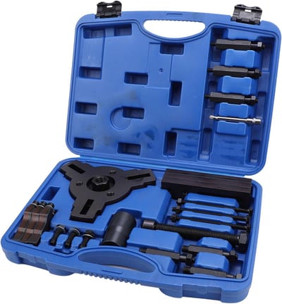 Transmissie Gereedschap - Koppeling Tool - Reparatie Voertuig - Inclusief Draagtas - 22 Delig - Zilver