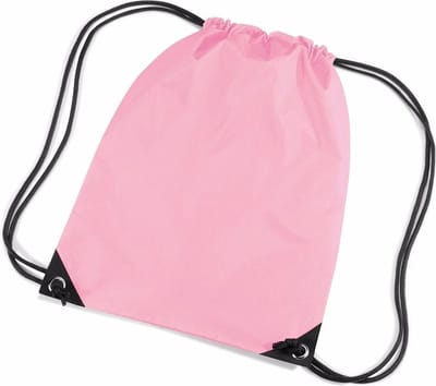 Scoby - Gymtas - Sporttas voor Kinderen - Drawstring Bag - Festivals, School, en Sport - 12L - Licht Roze - One Size