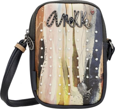 Anekke Schoudertas Telefoontasje Hollywood Studio Mini Crossbody Bag Navy Blue Veelkleurig