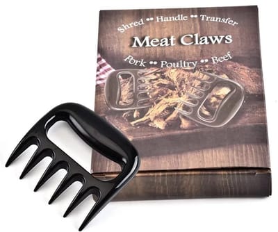 Dailygoods- Grillklauwen Hittebestendig - Vleesmolen - Antislip - Kunststof - Ergonomische Handgrepen - 2 Stuks - Vleesklauwen