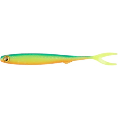 Fox Rage Ultra UV Slick Finesse 9cm - Kleur : Blue Back Chartreuse