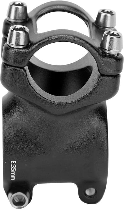 Dailygoody - Bike Short Stem - Stuurpen Fiets - Sterk en Lichtgewicht - Zwart - Fietsonderdeel - Geschikt voor Kinderfietsen - Aluminium