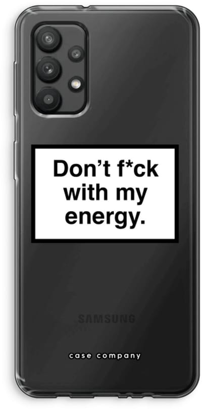 Hoesje geschikt voor Samsung Galaxy A32 4G hoesje - My energy - Soft Cover Telefoonhoesje - Bescherming aan alle Kanten en Schermrand