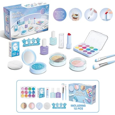 Kinderspeelgoed Simulatie Cosmetica Set Doe-alsof Make-up Speelgoed Voor Meisjes Speelhuis Simulatie Make-up Educatief Speelgoed Cadeaus white