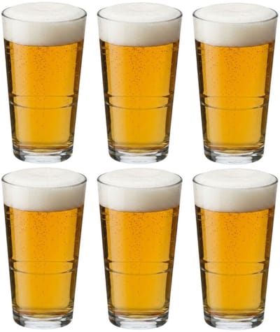 Cookinglife Bierglazen Vaasje / Amsterdammer 340 ml - 6 stuks