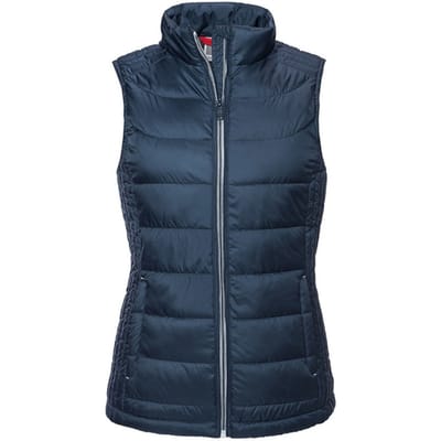 Russell Vrouwen/dames Nano Gewatteerde Bodywarmer (Franse marine)