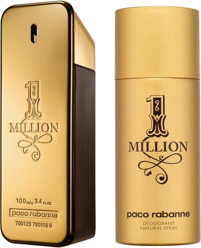 Parfumset voor Heren Paco Rabanne EDT One million 2 Onderdelen
