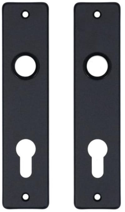 Veilig BSG 180/41H PC72 - binnendeurschild met sleutelgat - zwart - alu - 2-dlg