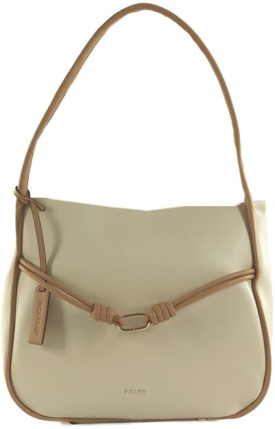 PICARD schoudertas Riviera Hobo Bag White Lily beige