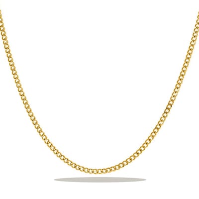 Juwelier Zwartevalk - 14 karaat gouden gourmet ketting - gourm-1.0/45cm