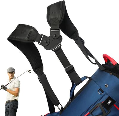 Schouderriem voor golftas – verstelbaar nylon, 120 cm | Antislipriem voor reistas | Waterdicht, geschikt voor laptop | Stevige, duurzame draagriem voor reizen, sport en buitenactiviteiten