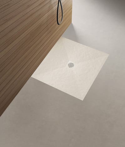 Wiesbaden Stonea Douchebak Antislip 90 x 90 cm - Composiet Beige