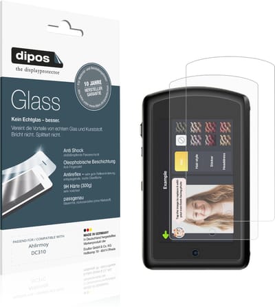 dipos – 2x Matte Pantserfolie geschikt voor Ahlirmoy DC310 | 9H Screenprotector
