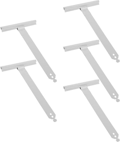 Ophangveren Rolluiken - Roller Shutter Veren - Onderdelen Vervangen - Zwaluwstaartverbinding - 5 Stuks - Wit