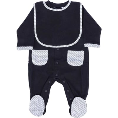 Emporio Armani EA7-setje met katoenen rompertjes voor baby’s (Blauw)