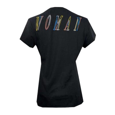 Off-White Dames/Dames Logo T-Shirt (Zwart)