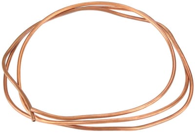 Dailygoods - Zachte Koperen Buis - 2 meter - Perfect voor Koeling - Kleur Brons - Flexibele Pijp - Voor Elektrische Apparatuur - Hoogwaardige Koper