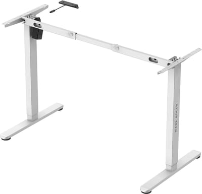 Elektrisch zit-sta bureau frame Mark Adler Xeno 2.1 – Wit – 73–119 cm – Verstelbaar – tot 80 kg