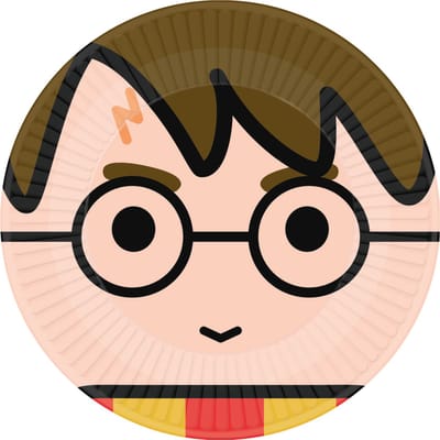 AMSCAN - 8 Harry Potter kawaii bordjes 23 cm