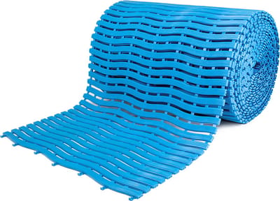 Rubbermagazijn - Antislipmat - Blauw - Zwembad mat - kleedruimtes - 60cm breed - Rol 15 meter