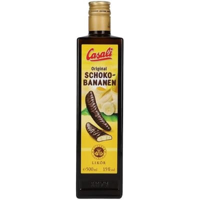 F. FISCHER 1875 Casali Original SCHOKO-BANANEN Likör 15% Vol. 0,5l