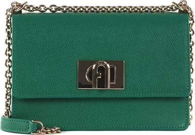 FURLA Leren Schoudertas Avondtas 1927 Mini Crossbody 20 Smeraldo Petrol