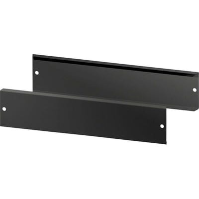 Rittal 2830061 AX sokkel, voor/achter, H: 100 mm, voor B: 600 mm Lenskap Plaatstaal Zwart (RAL 9005) 2 stuk(s)