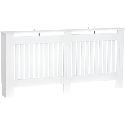 Homcom Mdf Radiatorhoezen voor woonkamer slaapkamer 172X19X81 cm wit