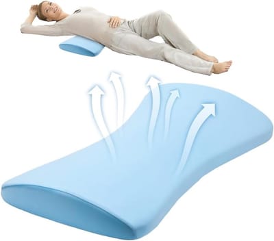 Ergonomisch Lendensteun Kussen van Geheugenfoam voor Slaap, Auto, Stoel en Bank - Ideaal voor Rugpijn en Comfort