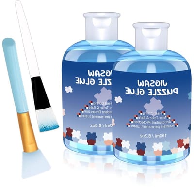 Puzzle Lijm en Preserver, 300 ml Hechting voor Volwassen Puzzels tot 2000 Stukken, Onmisbare Accessoire voor het Behouden van Puzzel Schoonheid