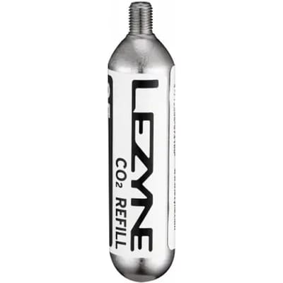 Lezyne Co2 patronen - 25 gram - Voor race-/mountainbikebanden - Geschikt voor alle Lezyne CO2-inflators - Met schroefdraad - 5 Stuks