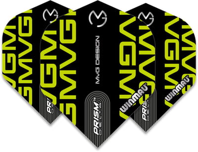 Winmau Prism Delta MVG Black - Dart Flights