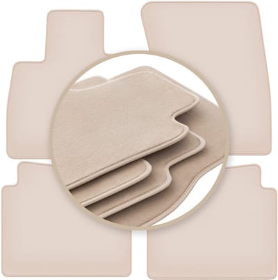 PREMIUM beige vloermatten voor: Ford Kuga MK3 SUV 2019-